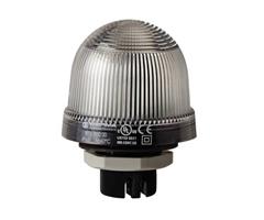 816.400.68 Werma  LED Beacon 816 230vAC 7:CLEAR Permanent IP65 iø37 Panel Mounting